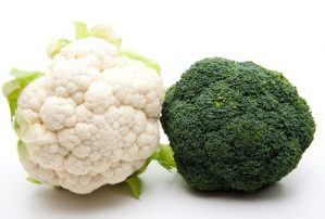 Broccoli and Cauliflower